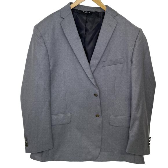 Paul Fredrick Grey Blazer Sports Coat 48R NEW WITH TAGS Wool Single Vent Jacket - Picture 1 of 12